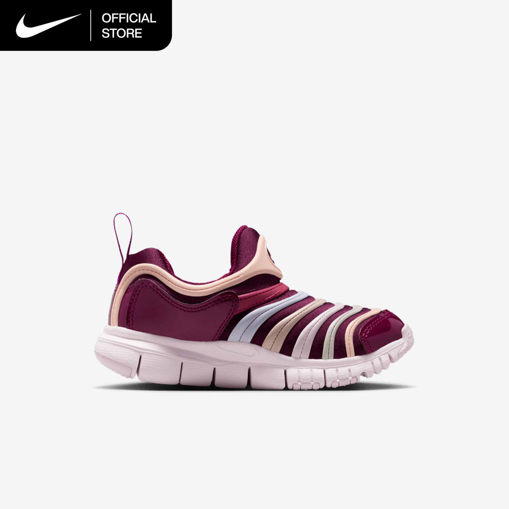 NIKE حذاء أطفال Dynamo Free سهل الارتداء — عنابي — صورة 4