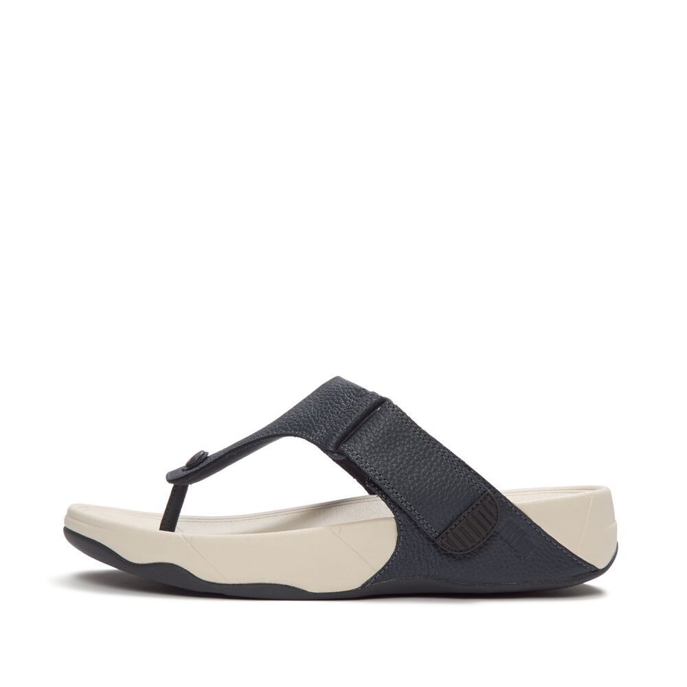 FITFLOP شبشب إصبع رجالي Trakk II — أسود