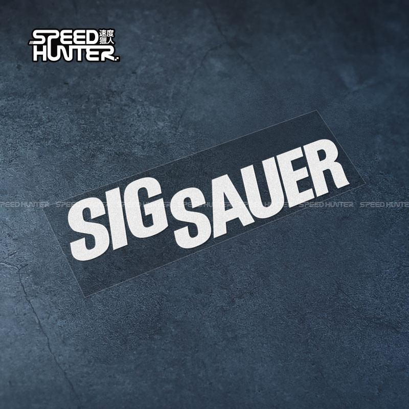 SigSauer SigSauer Industrial Company Military Label Body Sticker Water Drawstring Box รูปลอกสะท้อนแส