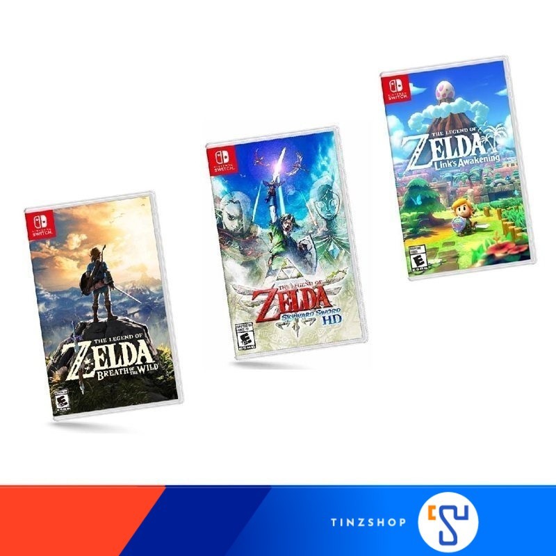 Nintendo Switch 3 Games Collection of Zelda เซลด้า 3 ภาค ที่เกมเมอร์ทุกคนควรมี