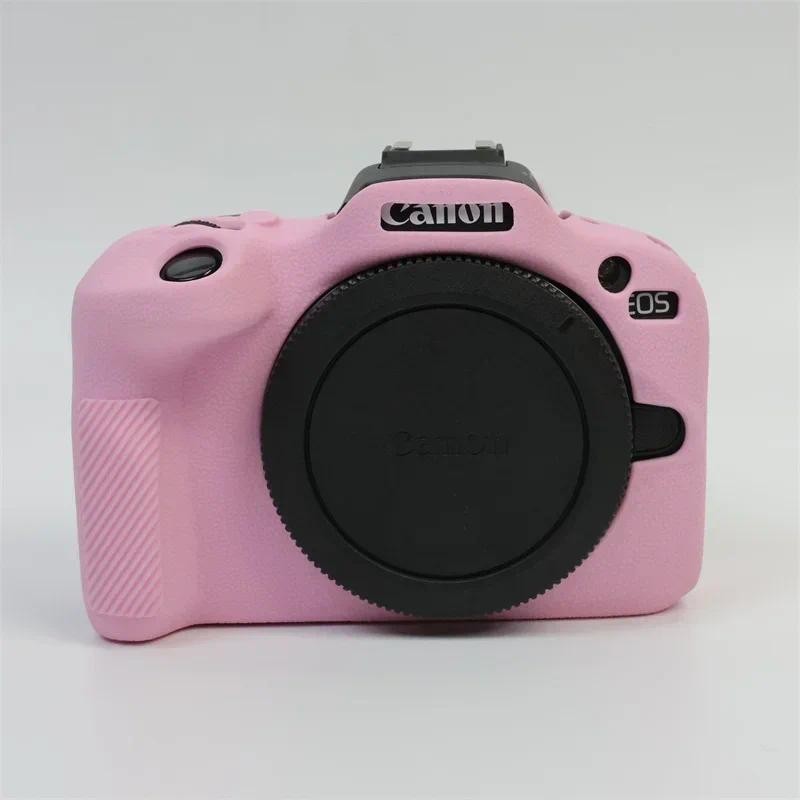 R100 ซิลิโคนเกราะผิวกล้องกรณี Body Cover Protector สําหรับ Canon EOS R50 กล้องดิจิตอล
