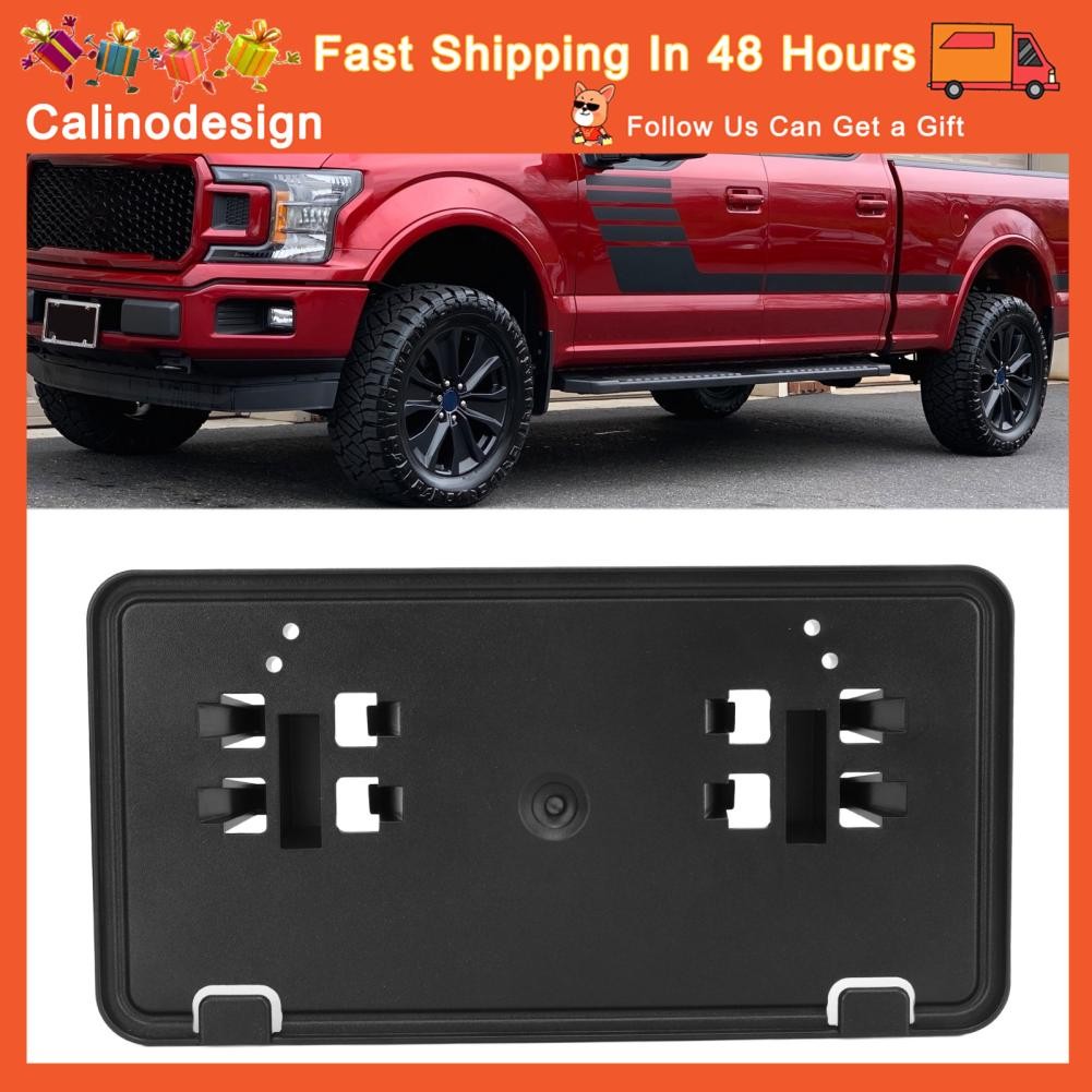 Calinodesign Calinodesign-th Front Bumper License Plat-Plat Tanting Mounting Bracket JL3Z 17A385 BA 
