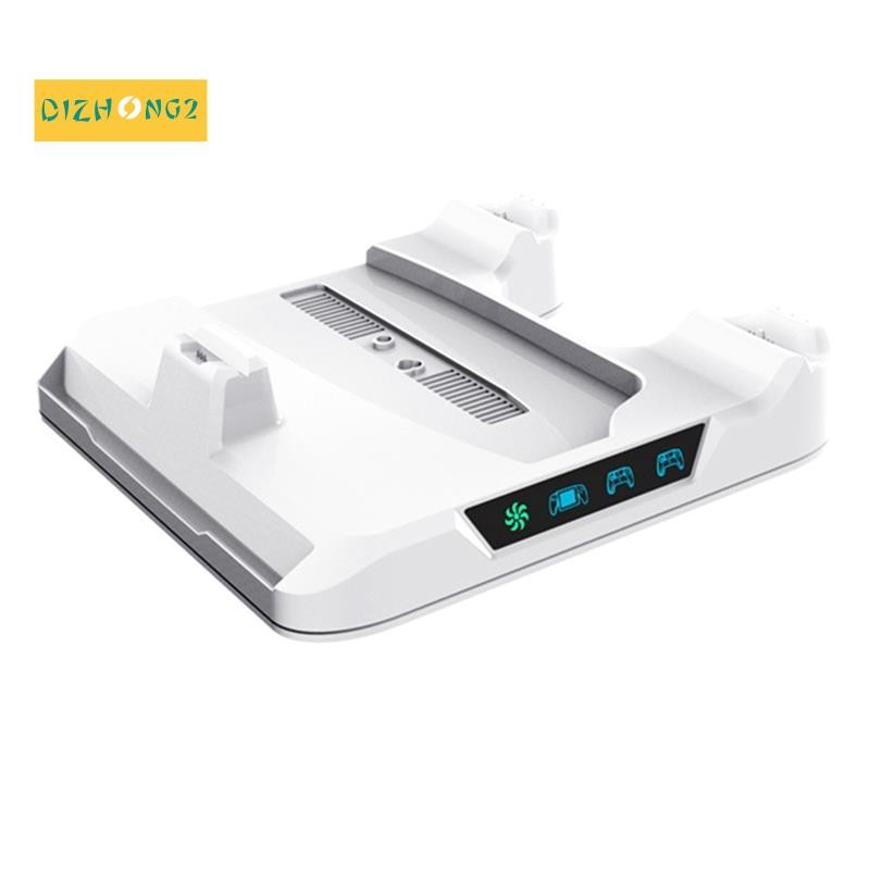 [dizhong2]2025 สําหรับPS5 PRO/PS5Slim/ Console Cooling Stand สถานีชาร์จ Dock Controller Storage Rack