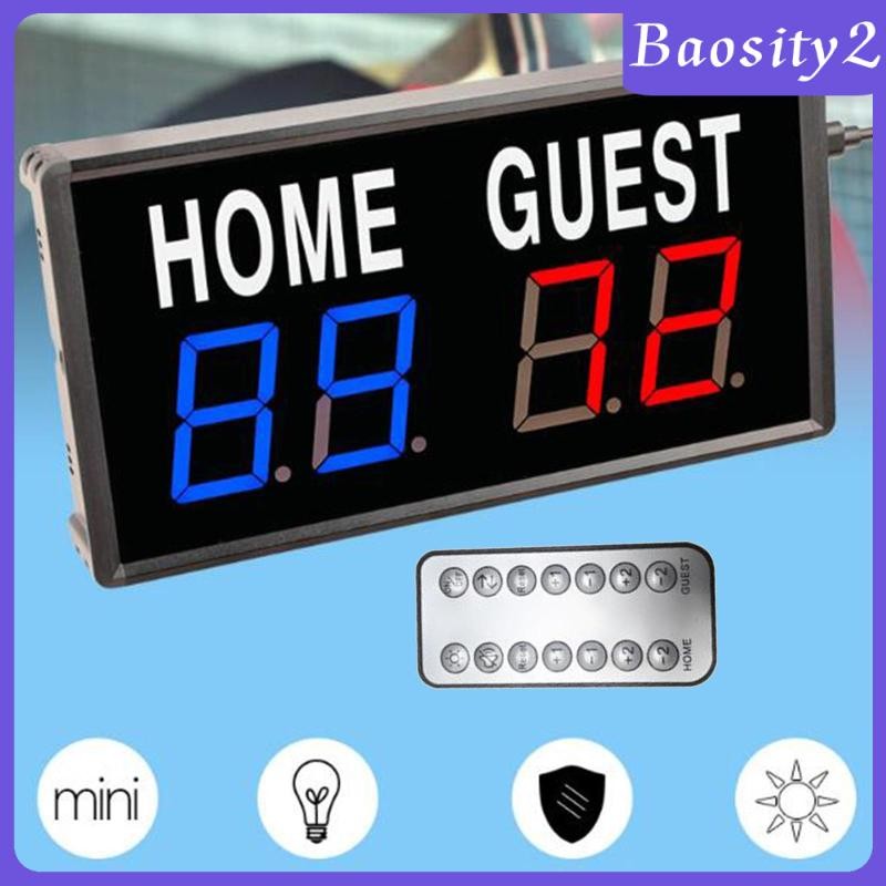 [Baosity2] Digital Scoreboard Electronic Scoreboard Score Counter Score LED Score Board สําหรับการแข