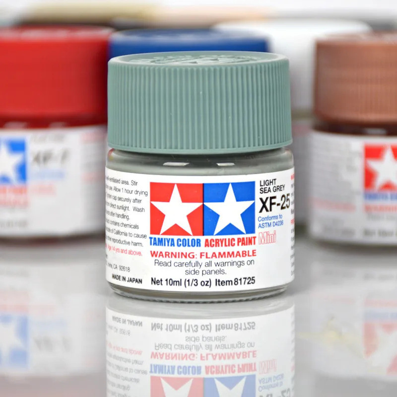 ภาพวาดรุ่น TAMIYA เคลือบสีที่ละลายน้ําได้สีอะคริลิค Matte Extinction XF1-24 สีประกอบ GundamTool DIY 