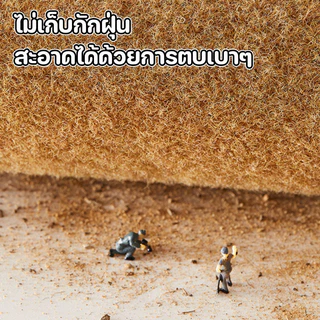 พรมปูพื้น พรมดักฝุ่น พรมประตู เช็ดเท้า วัสดุใยมะพร้าว ดักฝุ่นได้ดี นุ่มสบาย กันลื่น ทนทาน ตกแต่งห้อง