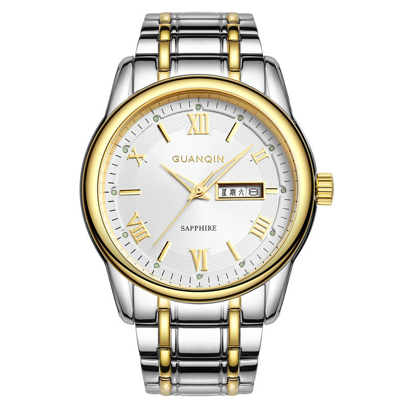 นาฬิกาข้อมือ Guanqin Y05 Ultra-Thin Luminous กันน้ํา สำหรับสตรี พร้อมบริการจัดส่งฟรี