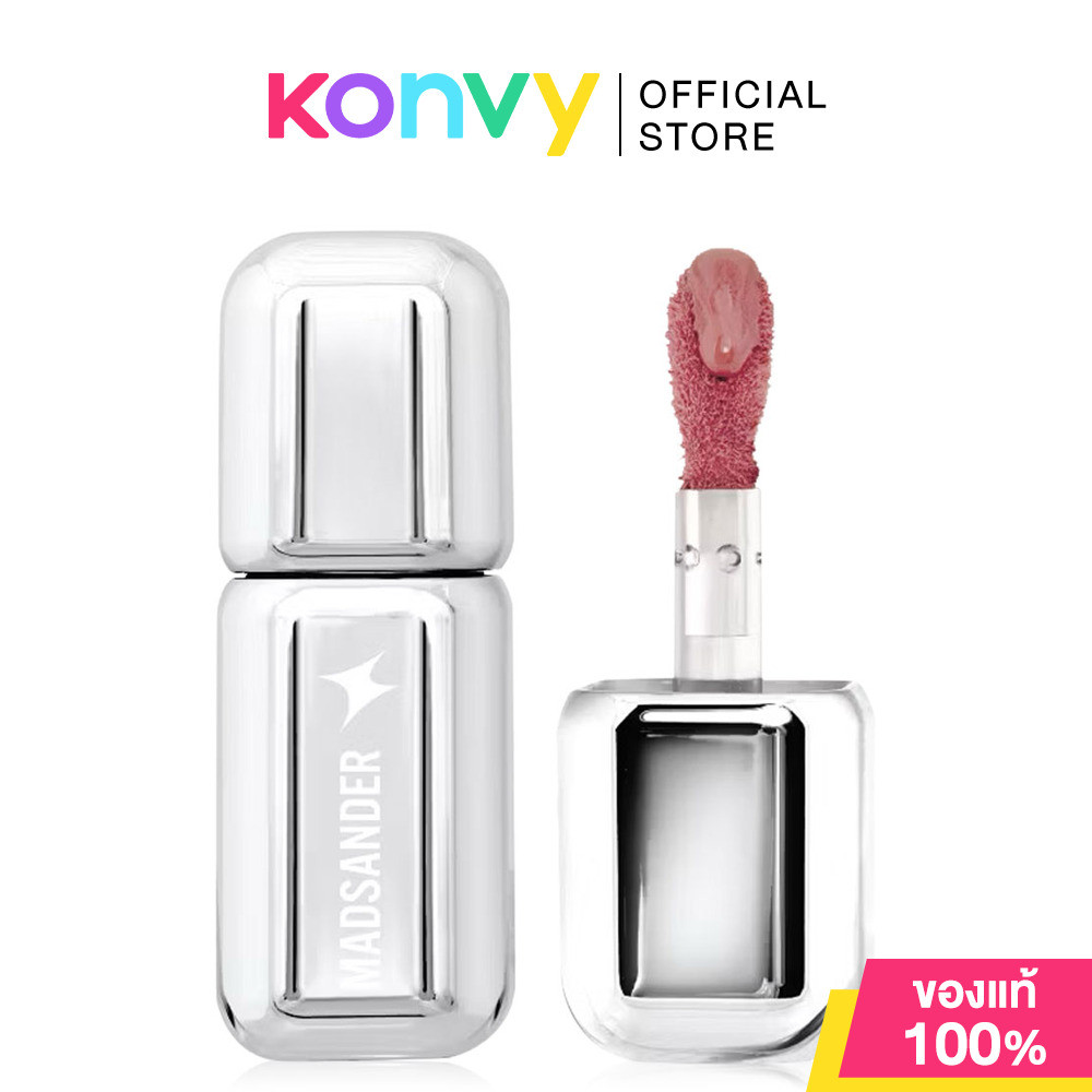 MADSANDER Dewy Glow Lip Tint 4g #01 Sober แมดแซนเดอร์ ดิวอี้ โกลด์ ลิปทินท์ กินแซ่บแค่ไหนก็ไม่หลุด ล