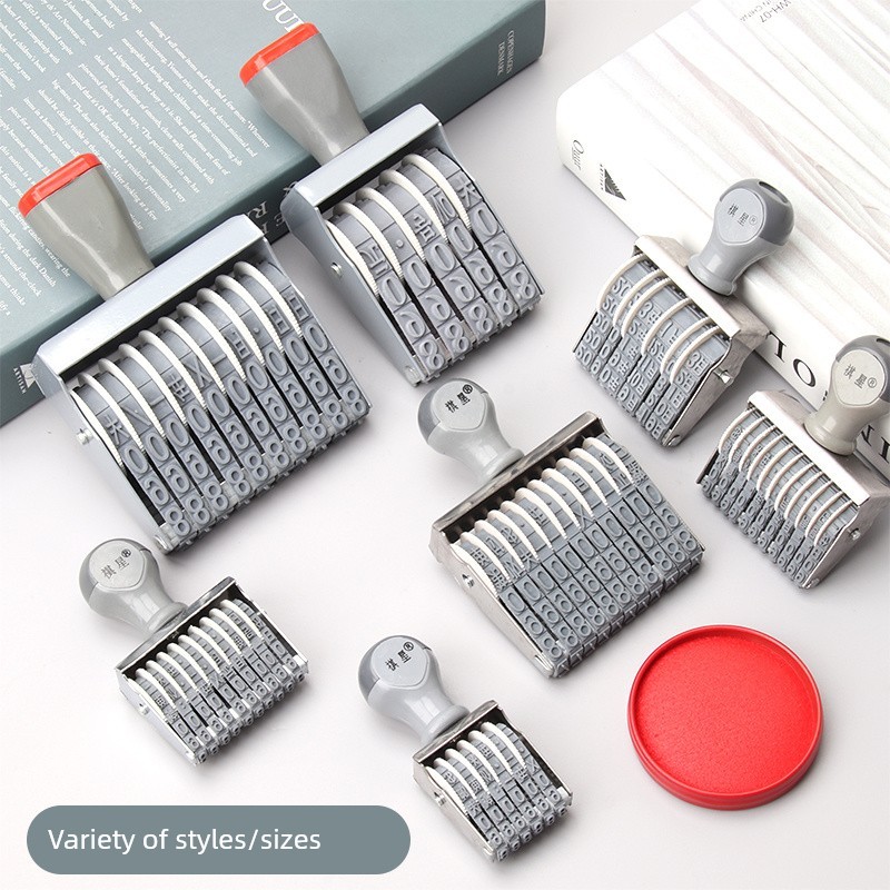 Qixing ราคา 0-9 Quick-Drying Roller Digital Seal