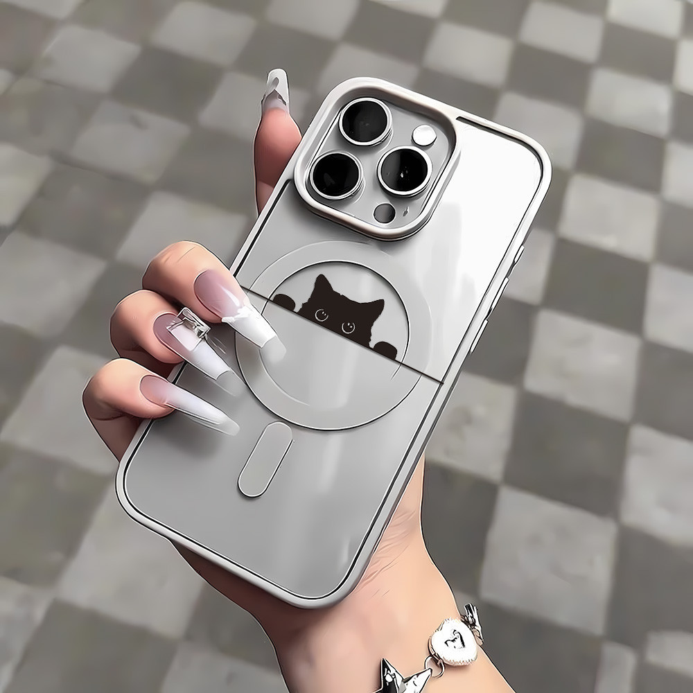 Magnetic เคสโทรศัพท์ for iphone 13 11 17 Pro Max เคส ไอโฟน11 16 15 14 12 pro max iphone 17 Air 13 15 16 Pro อะคริลิค เคส - รูปที่ 7