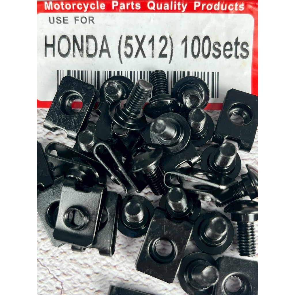 (10ตัว) กิ๊บล็อค SR กิ๊บล็อคหน้ากาก HONDA ขนาด 4×12 / 4×20 / 5×16 / 5×12 / 4×16  คุณภาพ SR แท้ ล็อกแน่น ทนทาน ราคาดี - รูปที่ 4