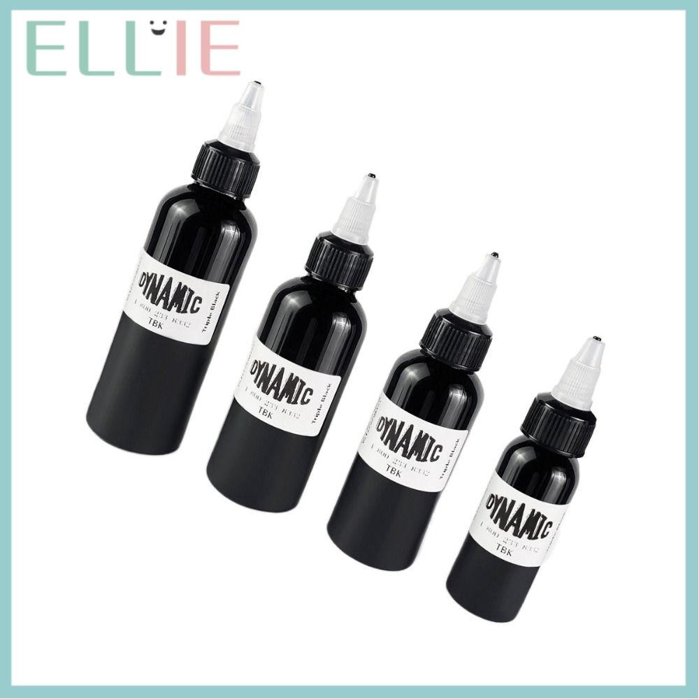 ELLIE Tattoo Practice สี, สีดำ สำหรับงานศิลปะบนร่างกาย และวัสดุแทททูคุณภาพสูง