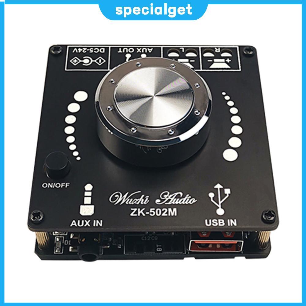 ZK-502M 50W+50W Bluetooth-Compatible 5.0 Power Audio Amplifier Board Stereo [specialget.th]