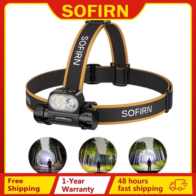 สปอตไลต์ SOFIRN HS22 2500lm ปรับอุณหภูมิสีได้จาก 2700K ถึง 6000K กับสวิตช์สองโหมด