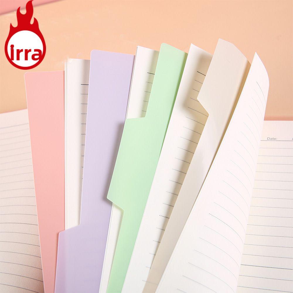 IRRA Binder Page Dividers สินค้าสํานักงานคละสีสําหรับโฟลเดอร์โน๊ตบุ๊ค 4 Tab