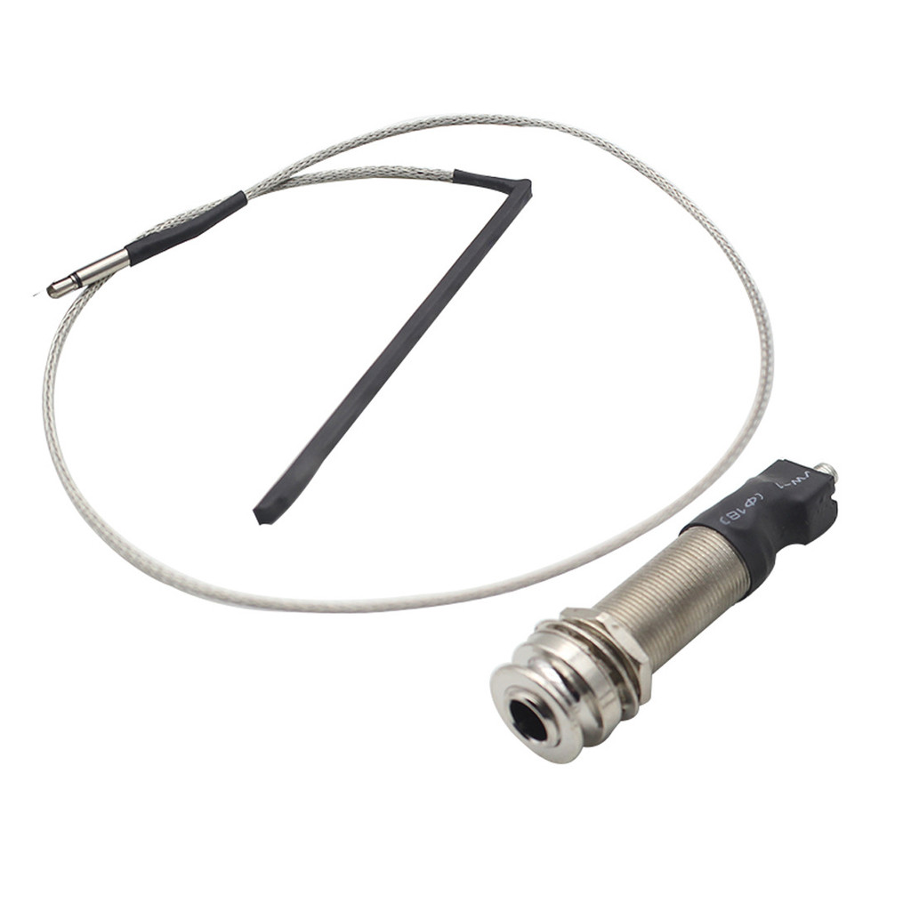 กีต้าร์พื้นบ้าน Pickup Stick กีต้าร์โปร่ง EQ Pickup พร้อมซ็อกเก็ตเอาท์พุตอุปกรณ์กีตาร์