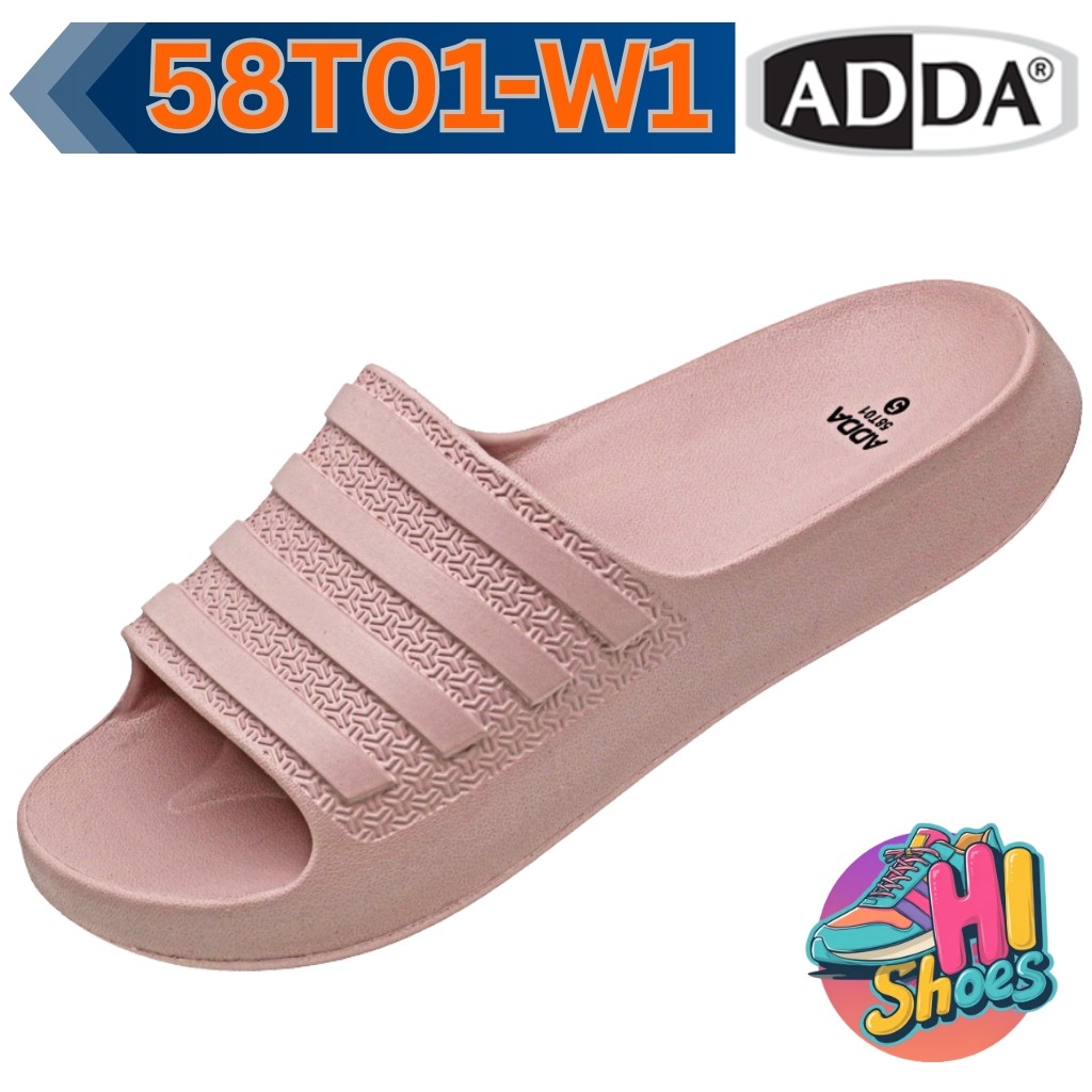 รองเท้าแตะสวมผู้หญิง ADDA 58T01W1 Size (4-6) ใส่เพลิน นุ่มกระชับเท้า
