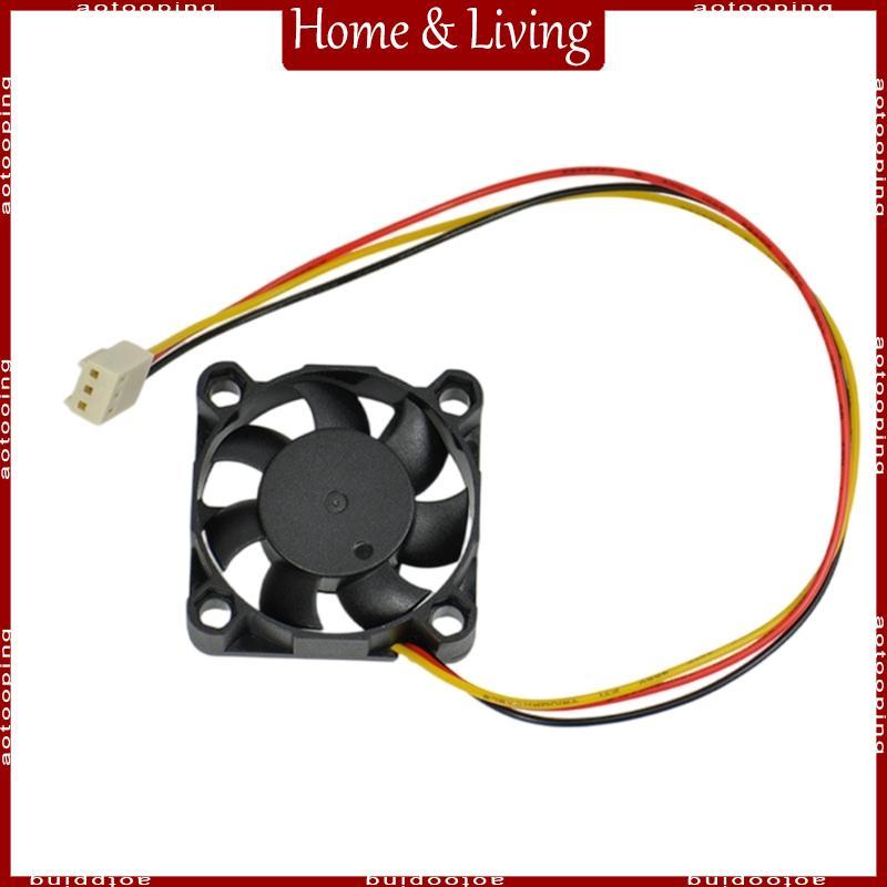 AOTO 40m 4010 พัดลมระบายความร้อน 3Pin 3 สาย 12V Connector สําหรับกล่องทีวีและแว่นตา VR