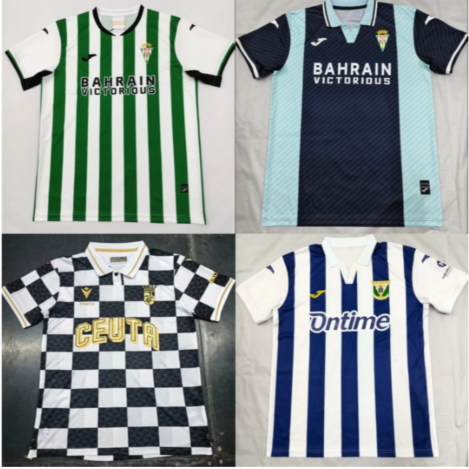 2025-26 Córdoba&Ceuta&Leganes Home/Away เสื้อฟุตบอลผู้ชาย S-4XL 1:1 II 1:1