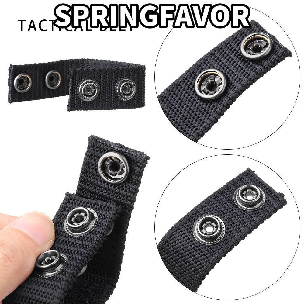 SPRINGFAVOR 2/4 ชิ้นคลิปเข็มขัดแบบพกพาแขวนสายคล้องคอทนทาน EDC อุปกรณ์