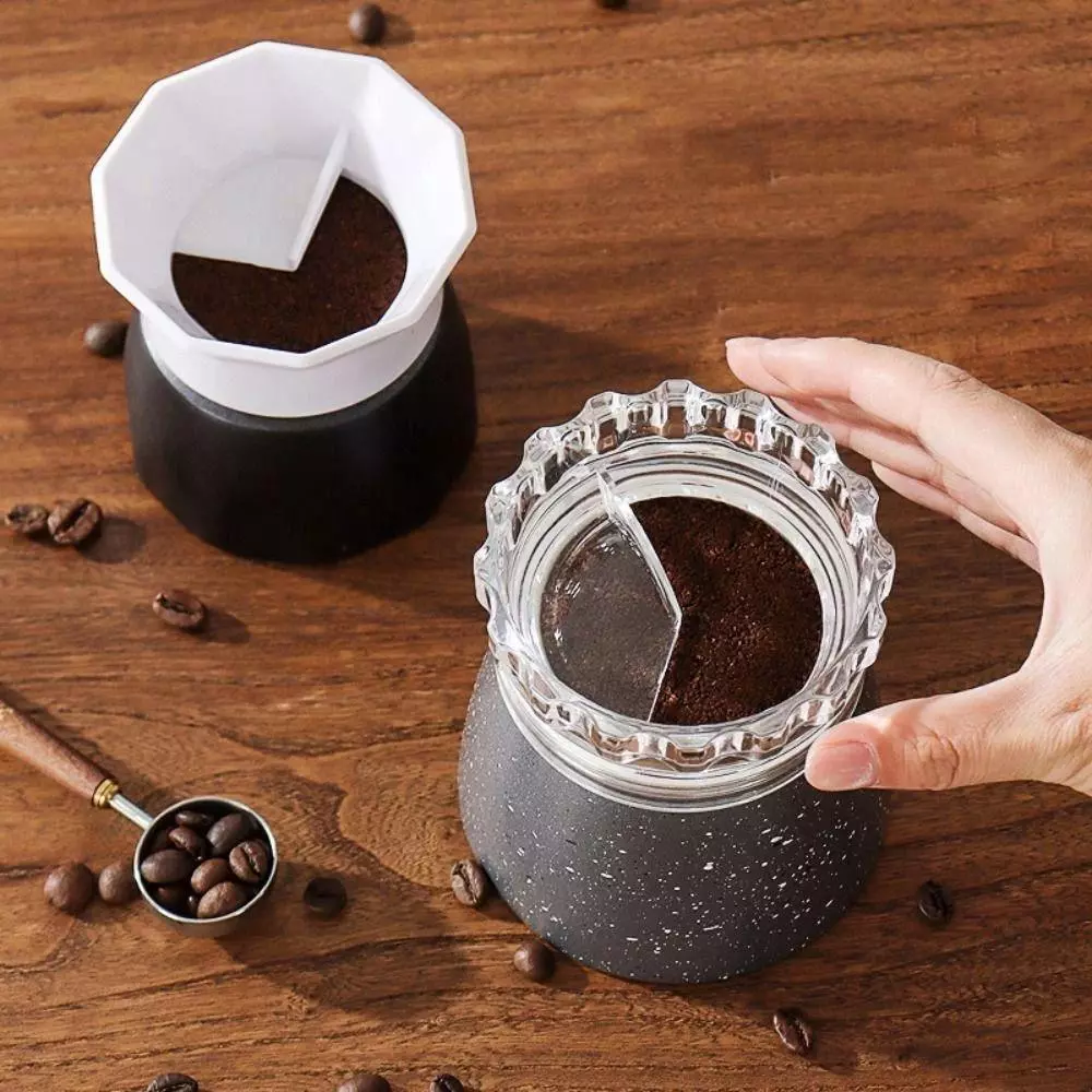 ThaiJoy หม้อป้อนผงมอคค่า Moka Pot Dosing Ring กรวยกรอกกาแฟ สำหรับ 3 cups เรียบง่ายอุปกรณ์เสริม สําหรับเครื่องชงกาแฟ อุปกรณ์กาแฟสดโมก้าพอท thumbnail 7
