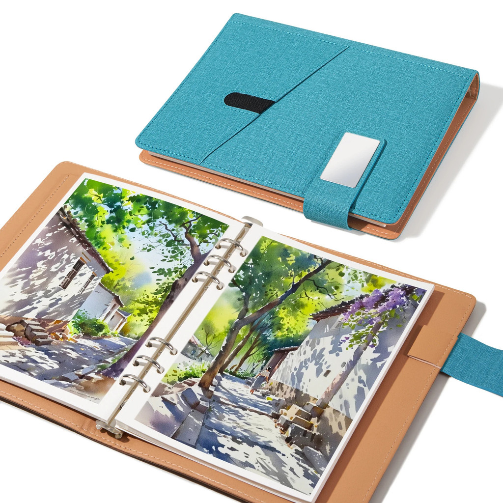 Lightwish สีน้ํา Sketchbook,ผ้าฝ้าย 100% สีน้ํา Journal,300g กระดาษสีน้ําสําหรับศิลปิน 20 แผ่น 9.25 