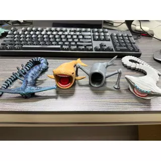 3D การพิมพ์ของเล่น Sea Monster Action Figure Ghost Leviathan Sea Eater El Gran Maja Bloop รุ่น Cuero Sea Eater Articulation ของเล่นสําหรับของขวัญเด็ก