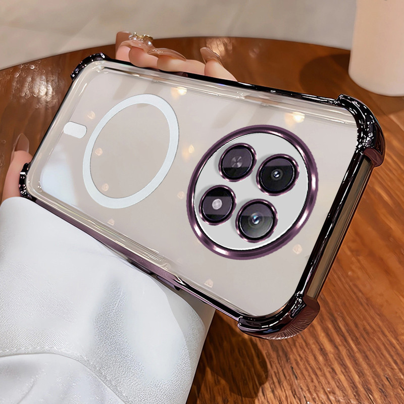 เคสสําหรับRealme 11 14 12 13 pro 5G Realme 12 14 13 PLUS + 5G 13 11 14 12 5Gเคสโทรศัพท์Softcaseกันกระแทกดีไซน์ใหม่ความงามใสด้วยแม่เหล็กไร้สายSJBSWX11 - รูปที่ 6