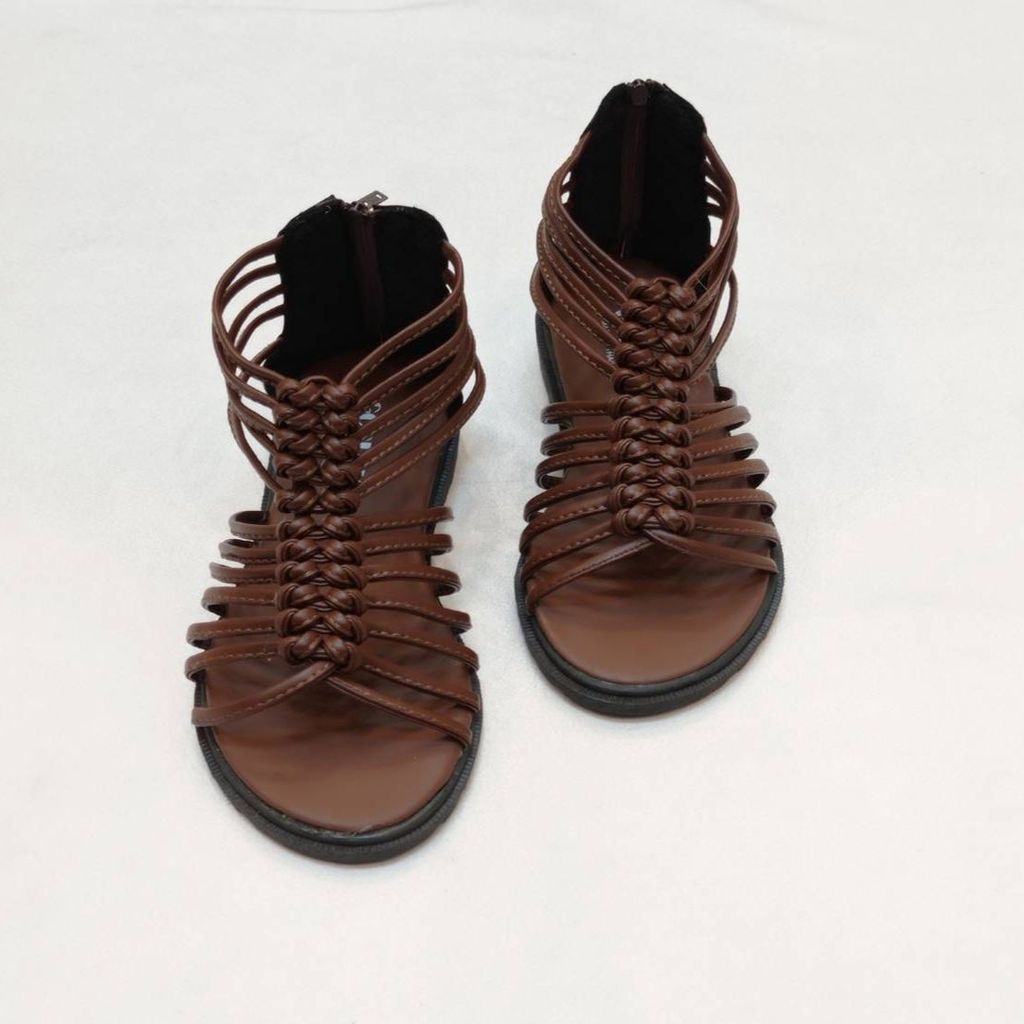 Gladiator weave shoes, short ankle shoes, unique style crafted by Thai people (PK3001)