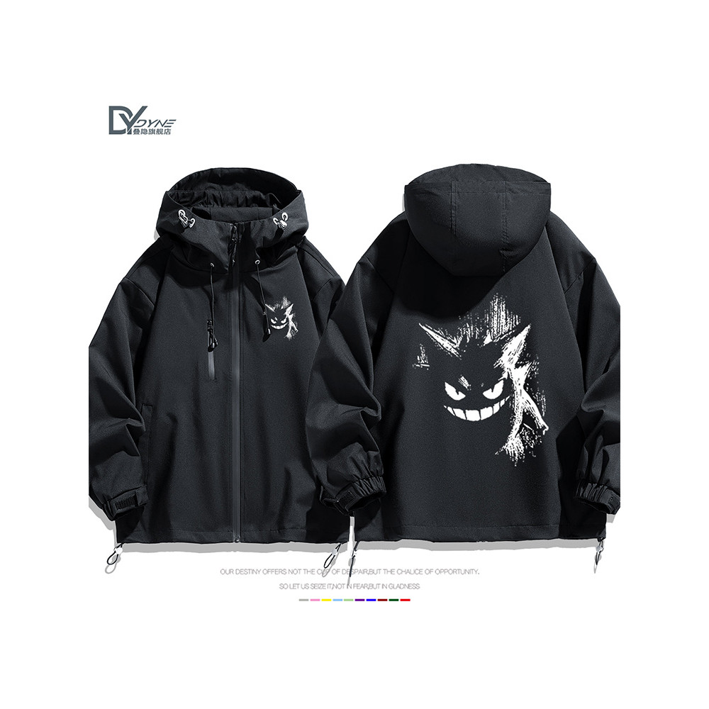 【พร้อมส่ง】pokémon jacket gengar pokemon greninja blokees pokemon เสื้อแจ็กเก็ต แขนยาว