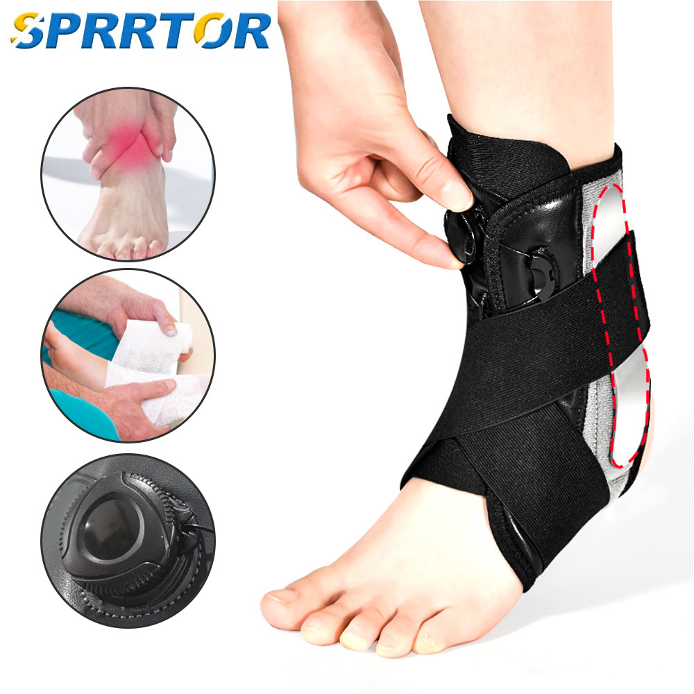 1PCS Ankle Brace for Sprained Ankle, Ankle Support Brace with Side Stabilizers for Men & Women, Ankl