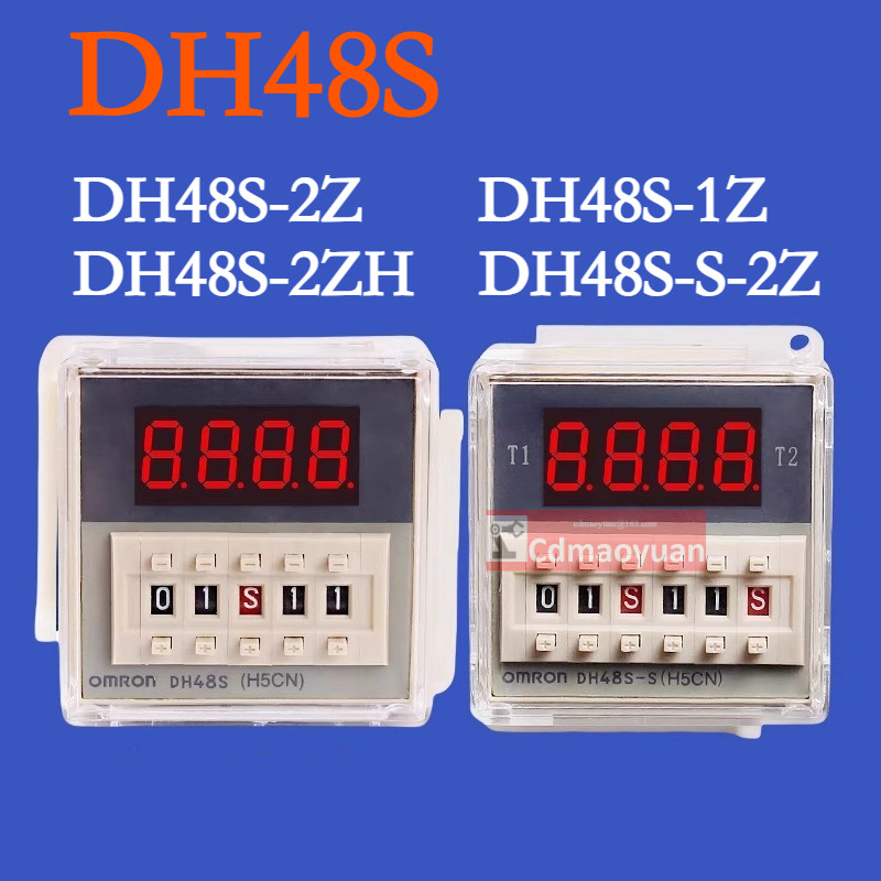 Omron Time Relay DH48S-S DH48S-1Z DH48S-2Z DH48S-S-2Z DH48S-2ZH (H5CN) Cycle Time-Delay Time Control