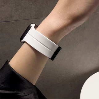 สายยางแม่เหล็ก for iWatch Apple Watch Ultra/SE 3 2 Series 11 10 9 8 7 6 5 4 3 49มม. 46มม. 45มม. 41 44 40มม. 42มม. 38มม.