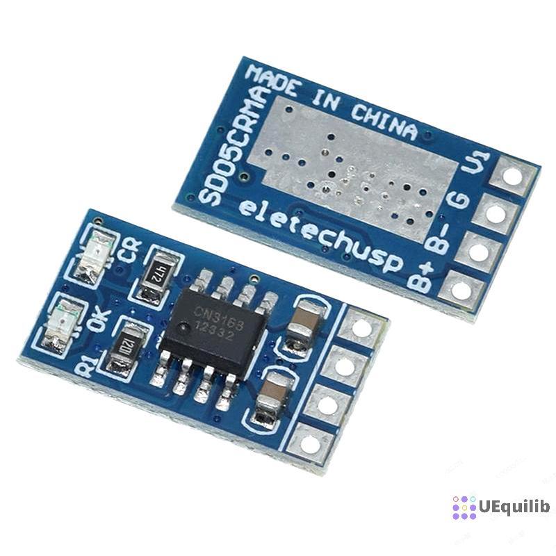 Uequilib SD05CRMA แผงโซลาร์เซลล์แบตเตอรี่ชาร์จ MPPT Solar Charge Controller 18650 LiPo Li-ion Charger โมดูลใหม่