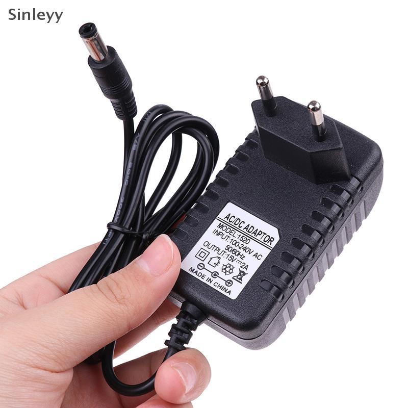 NLE 15V2A AC 100V-240V อะแดปเตอร์แปลง 15V 2A 2000mA แหล่งจ่ายไฟ EU US ปลั๊ก 5.5 มม.x 2.1-2.5 มม.N