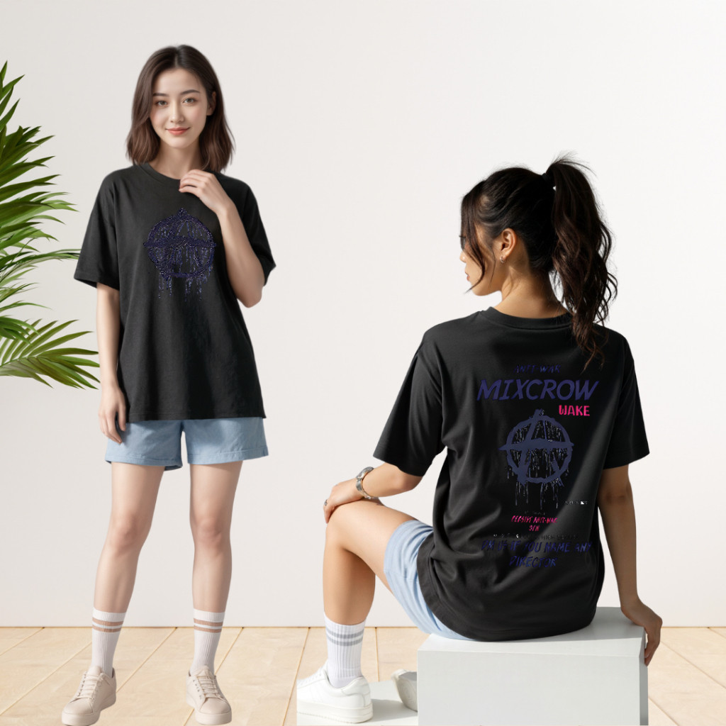 K-TEE เสื้อยืดพิมพ์ลายเเฟชั่นใหม่  สกรีนเเน่น ไม่หลุดไม่ลอก  ระบายอากาศดี แห้งเร็ว สวมใส่สบายทั้งวัน