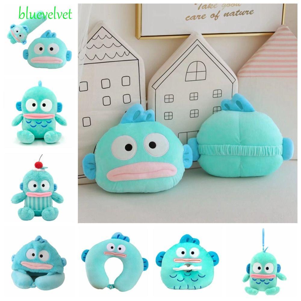 BLUEVELVET Clownfish ของเล่นตุ๊กตา, กระดาษทิชชู Headrest หมอน Joker ปลาตุ๊กตาตุ๊กตา, ตกแต่งรถ U-รูปห