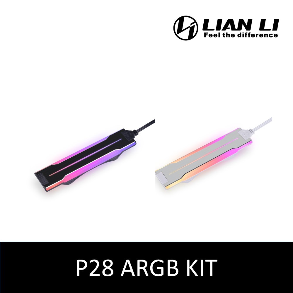 LIAN LI SIDE ARGB Kit สําหรับพัดลมประสิทธิภาพ LIAN LI P28 - สีดํา / ขาว
