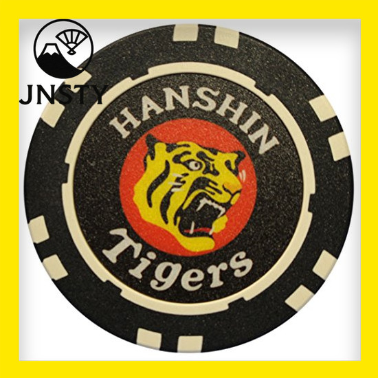 【Direct From Japan】 Golf marker Hanshin Tigers chip marker green casino chip round tiger golf ... (8