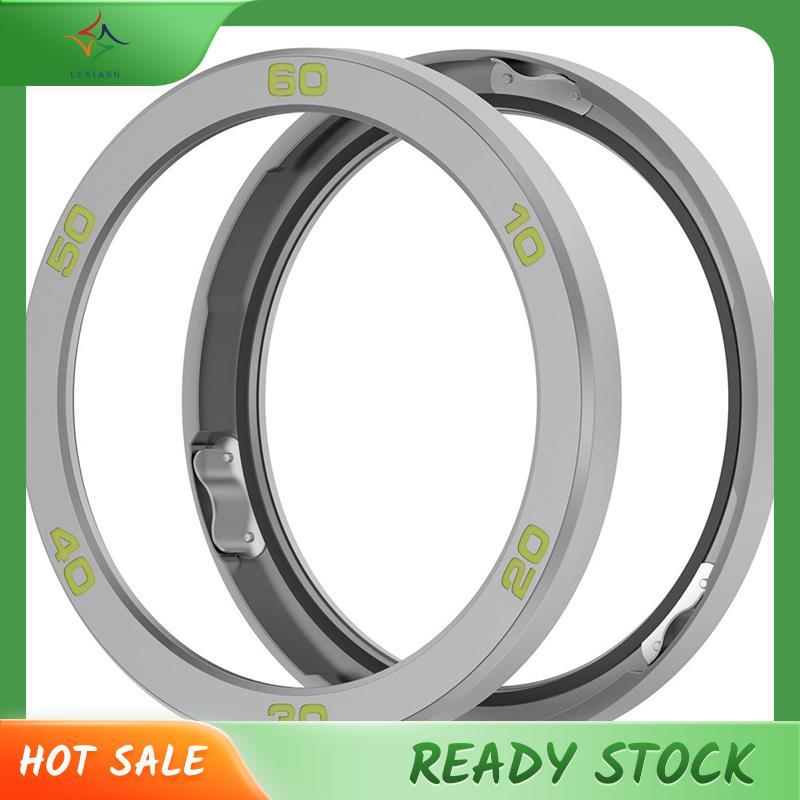 [luxiang.th] Metal Bezel Ring Metal Protector Watch Case Strap Cover Tempered Glass Film Watch Bezel