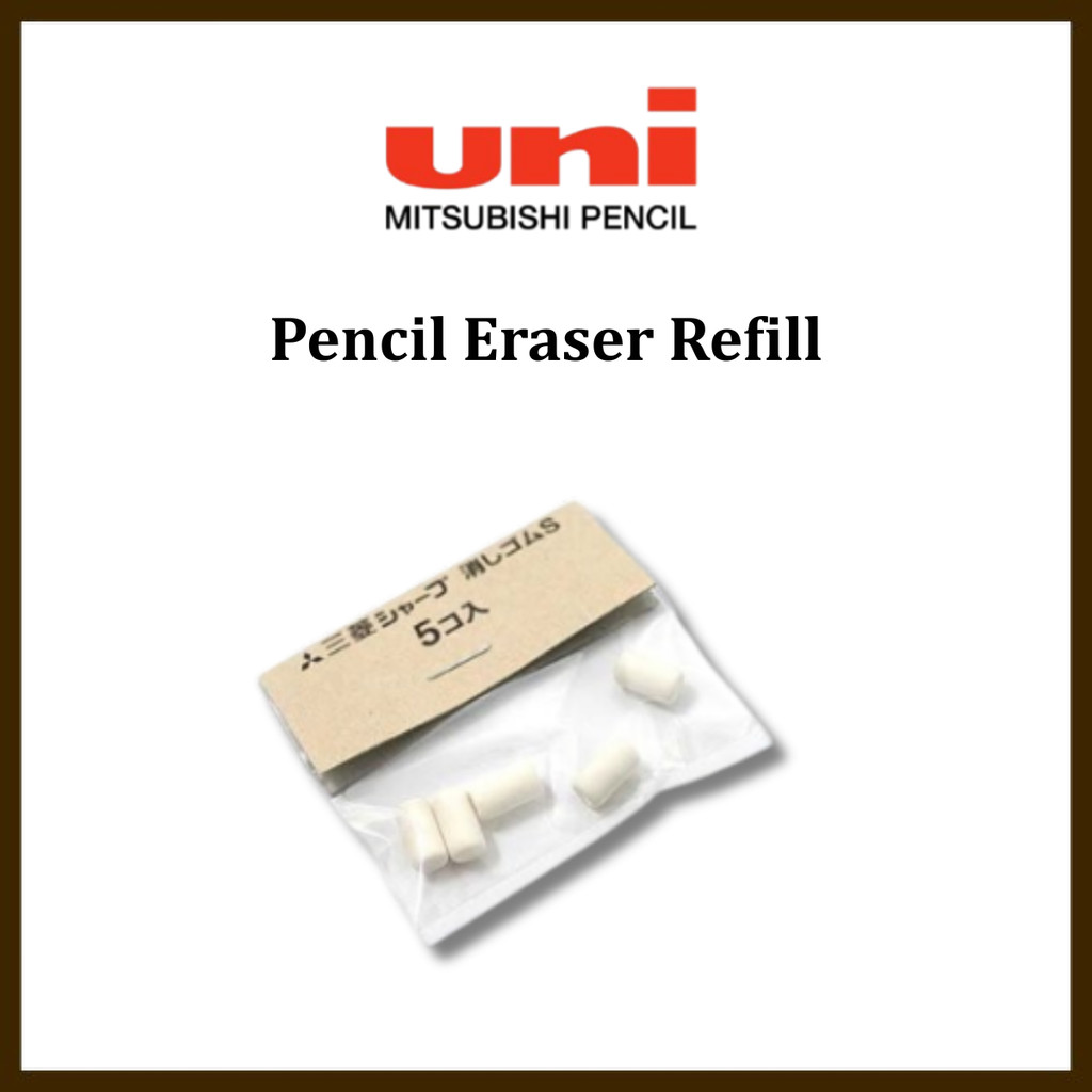 Mitsubishi Pencil Uni Mechanical Pencil Eraser Refills - Multiple Pack Options