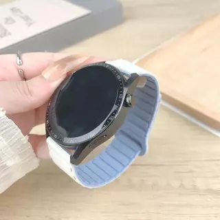 22mm 18mm 20mm สายซิลิโคนแม่เหล็กสําหรับ Huawei Watch GT 6 Pro GT6/GT5/GT4 46 มม.41 มม.สําหรับ Samsung Galaxy Watch 7/6/5 สายรัด band