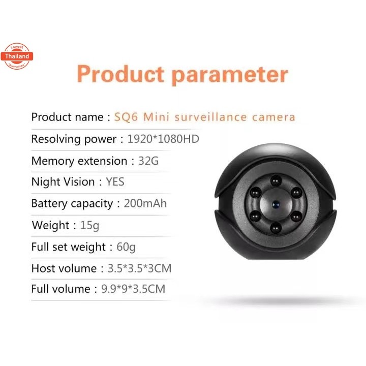 Mini SQ6 GPS Tracker Locator Car Kid Global Tracking Device Anti-theft Outdoor Safety Equipment