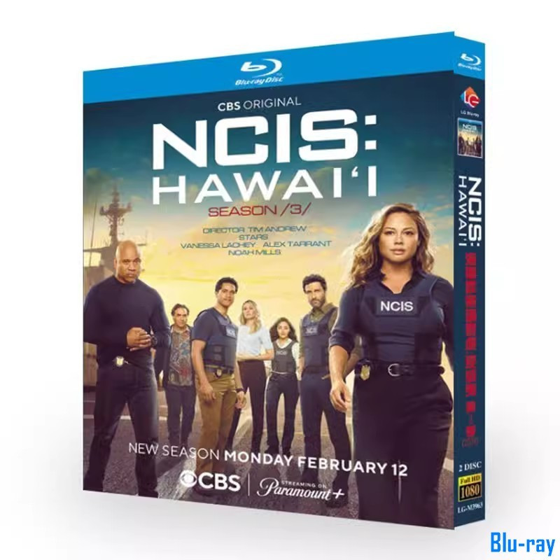 [BRAND NEW SEALED] ละครอเมริกัน NCIS: Hawaii Season 3 (2024) 2-Disc Blu-ray Boxed