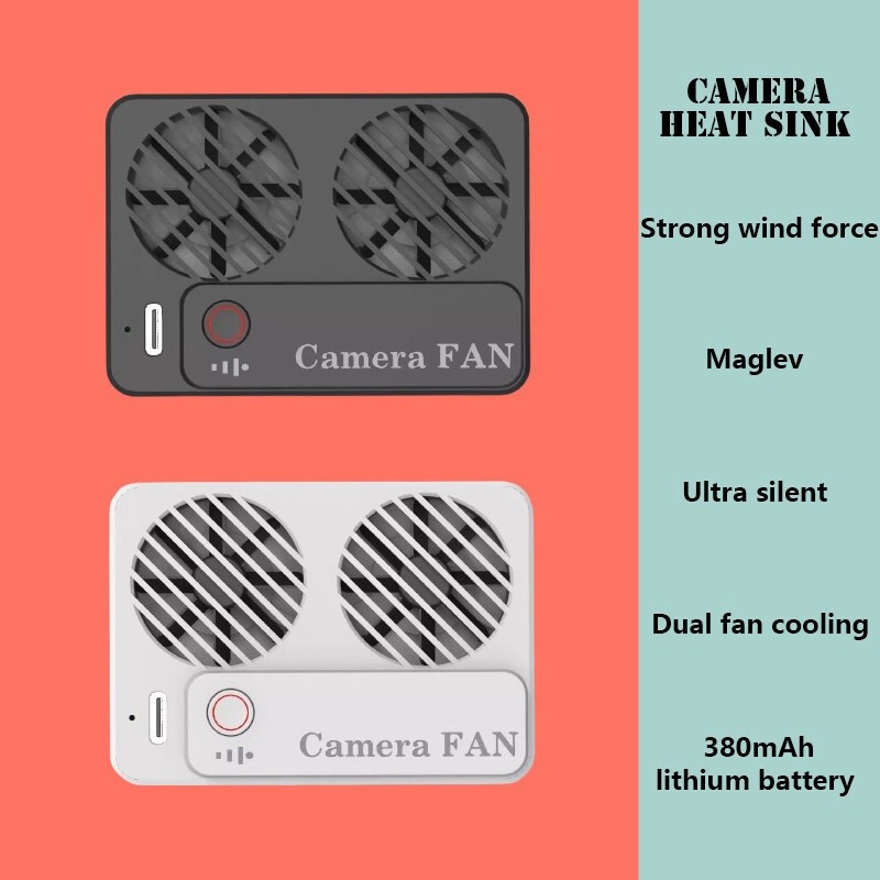 Camera Radiator Portable Cooling Fan Suitable For Sony Canon Fuji Panasonic A7M4 A7C A7S3 ZVE1 ZVE10