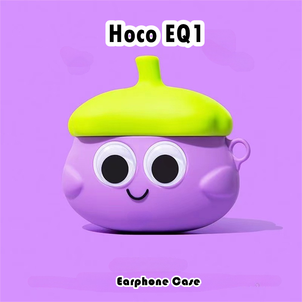 Trend FrontFor Hoco EQ1 Case Casing Soft Silicone Headphone Case Funny Cartoon Style NO.2
