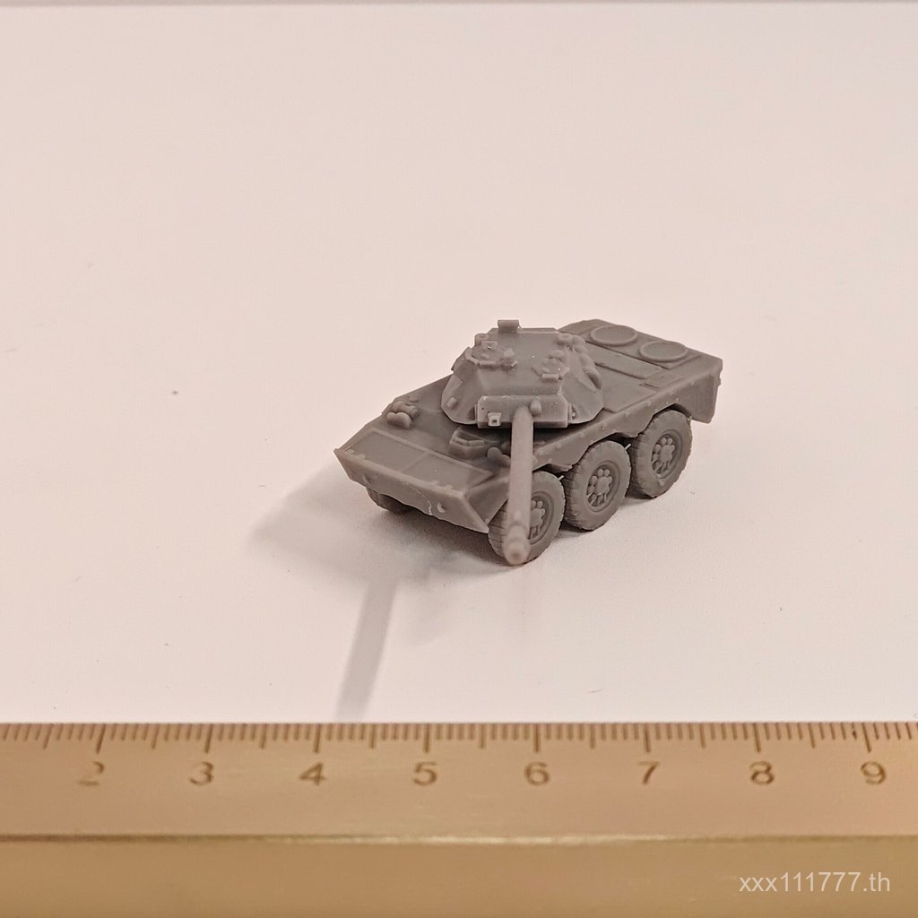 3D Printing 1/144 Scale French Army AMX _ 10 Wheel Armored Vehicle Scale รุ่น WSAD