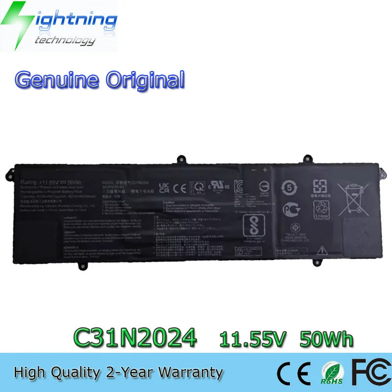 C31N2024 11.55V 50Wh แบตเตอรี่แล็ปท็อปสําหรับ ASUS Vivobook 16X K3605ZC K3605ZF K3605VC K3605ZV