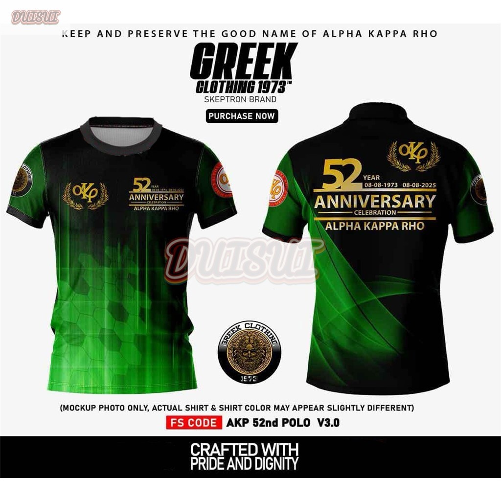 ผู้ชาย AKP Alpha Kappa Rho V34 52nd Anniversary Skeptron Quick-Dry Casual 3D พิมพ์เสื้อยืดด้านบน