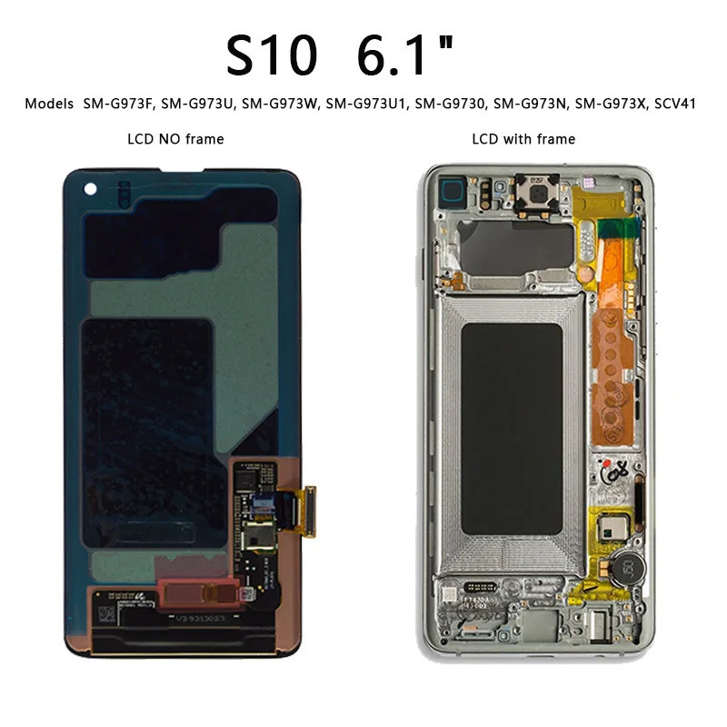 AMOLED S10 จอแสดงผล Lcd สําหรับ SAMSUNG Galaxy S10 G973F/DS G973F G973 S10 Plus G975 G975F G975F/DS 